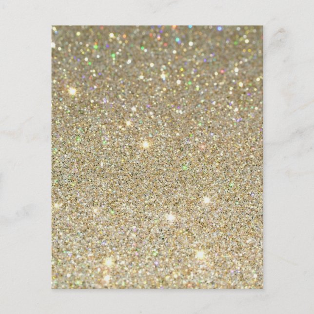 Blanflygare i glitter flygblad (Framsidan)