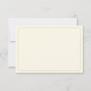 Blank All Anledning Kräm Off Vit Kant Anteckningskort