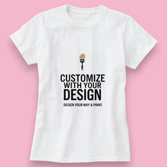 Blank Business Corporate Customizable Simple  T Shirt (Skapare uppladdad)