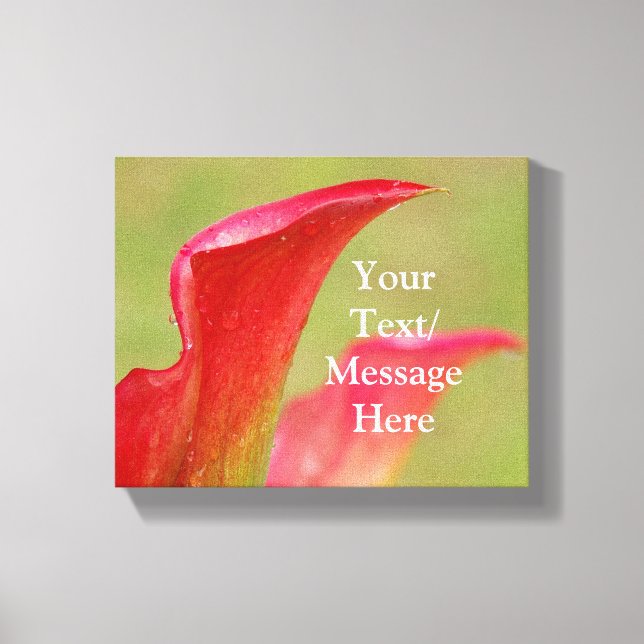 Blank Calla Lily Canvas (Framsida)
