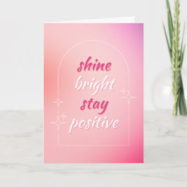 Blank Cards with a meaningful message on the front Kort