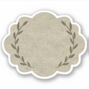 Blank elegant vagfty Spice burk etiketter Sticker