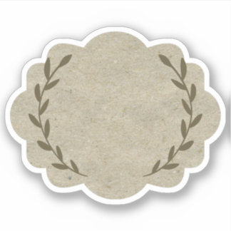 Blank elegant vagfty Spice burk etiketter Sticker