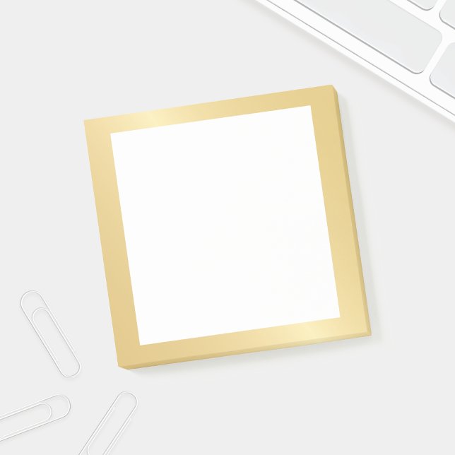 Blank Faux Gold Foil Post-it Block (Skapare uppladdad)