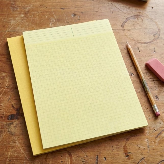 Blank Grid Yellow Graph Paper Sheets (Inch Square) Brevhuvud (printable yellow graph paper, inch squared grid sheets)