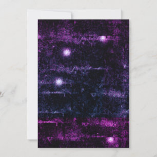 Blank inbjudan till Glitchy Grunge Cyberpunk