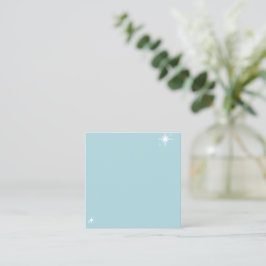 Blank kelestial Starlight-bekräftelse/offert Anteckningskort