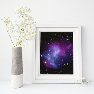 Blank Lila Celestial Space-foto Poster