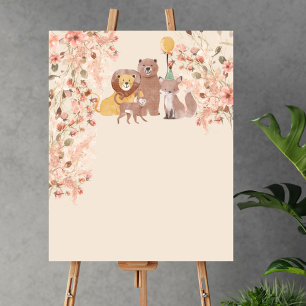 Blank Skapa din egen Boho Safari Pampas Grass Poster