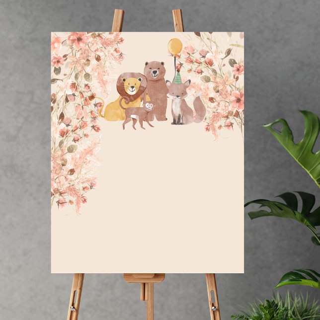 Blank Skapa din egen Boho Safari Pampas Grass Poster (Skapare uppladdad)