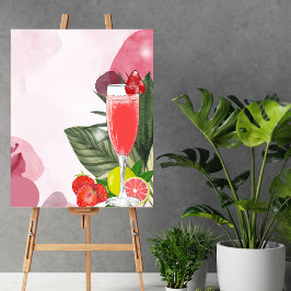 Blank Skapa din egen bubly Brunch Mimosa Poster