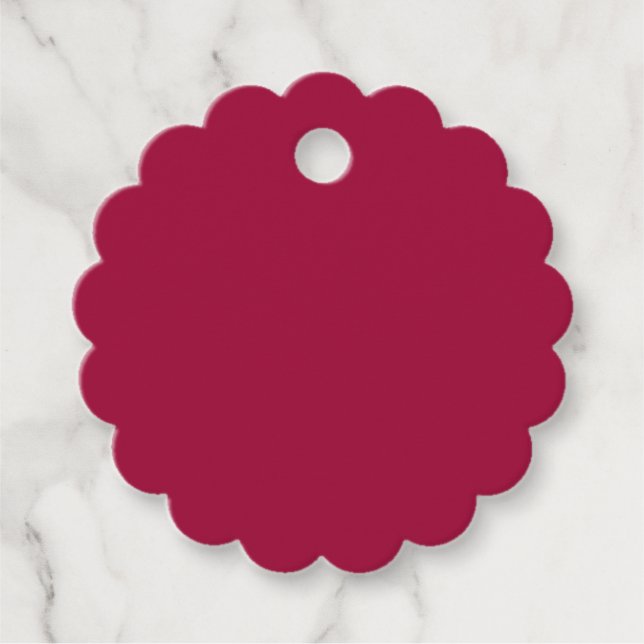 Blank Skapa din egen - Cherry Red Gåvor Etiketter (Framsida)