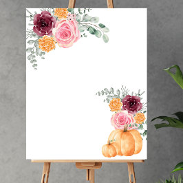 Blank Skapa din egen fallpumpa rosa Poster