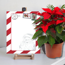 Blank Skapa din egen jultomts norra pole Postmark Poster