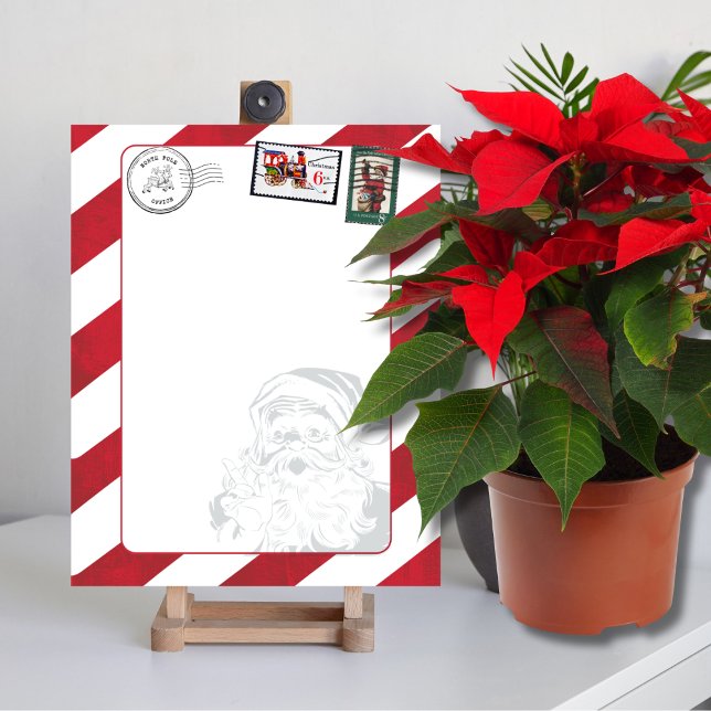 Blank Skapa din egen jultomts norra pole Postmark Poster (Skapare uppladdad)