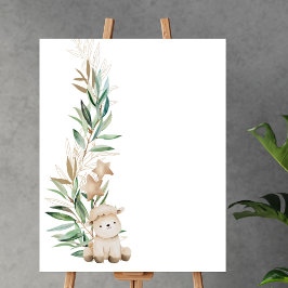 Blank Skapa din egen söta lilla lammgrej Poster