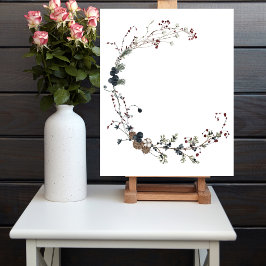 Blank Skapa din egen vinbärsbuho Poster