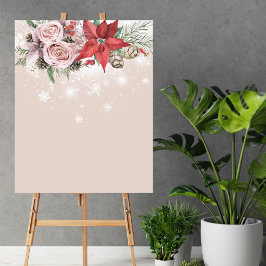 Blank Skapa din egen vinter Baby i blomman Poster