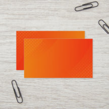 BLANK SKAPAR AFFÄRSKORTET EGEN ORANGE