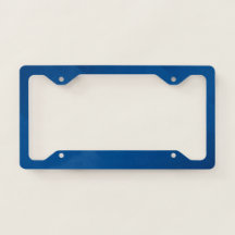 BLANK SKAPAR DIN EGEN BLUE LICENSE PLATE RAM
