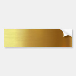 BLANK SKAPAR DIN EGEN GULD BUMPER STICKER BILDEKAL