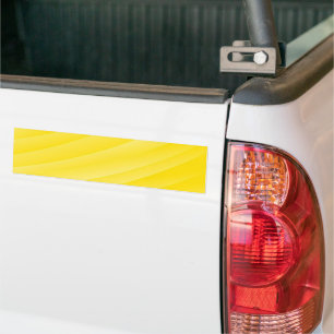 BLANK SKAPAR DIN EGEN GULT BUMPER STICKER BILDEKAL