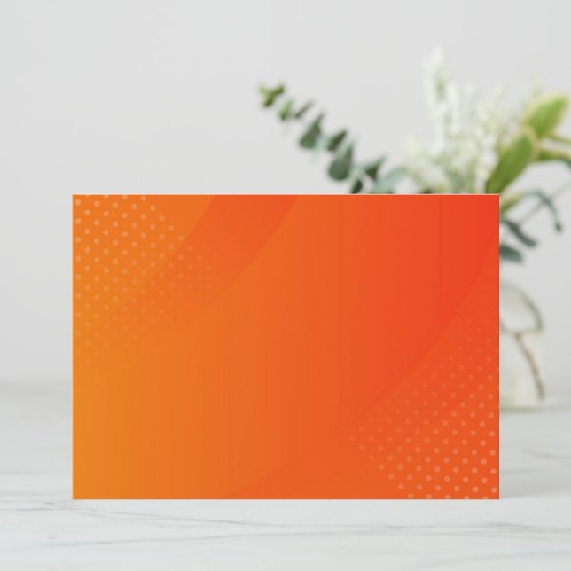 BLANK SKAPAR DIN EGEN ORANGE-INBJUDAN INBJUDNINGAR (Stående Fram)