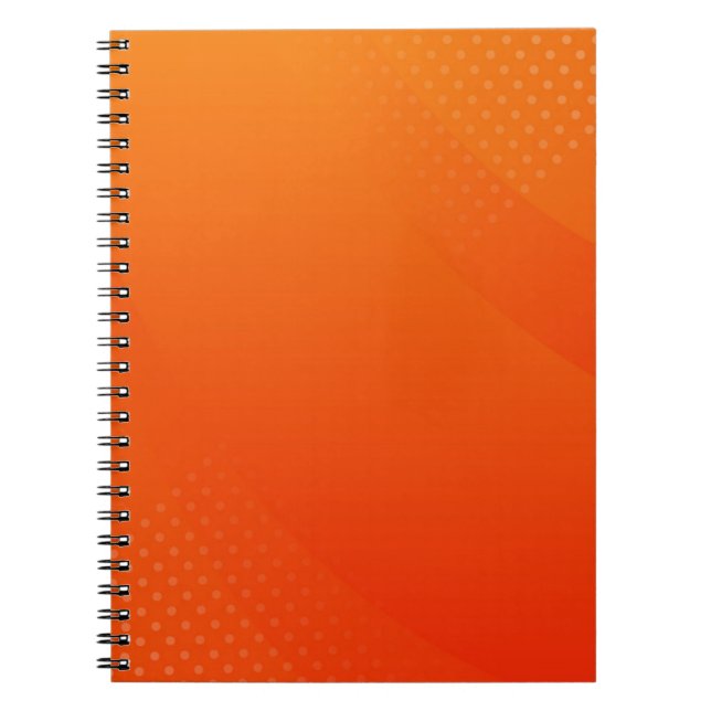 BLANK SKAPAR DIN EGEN ORANGE JOURNAL ANTECKNINGSBOK (Framsidan)