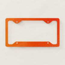 BLANK SKAPAR DIN EGEN ORANGE LICENSE PLATE RAM