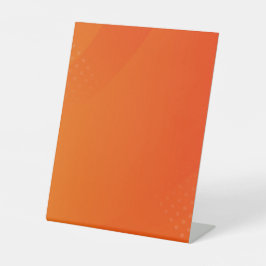 BLANK SKAPAR DIN EGEN ORANGE PEDESTAL-SIGN