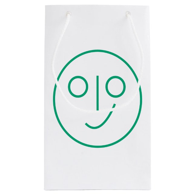 Blank Smile Ansikte Gift Bag (Baksidan)