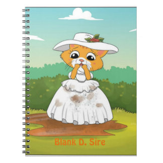 Blank Stray-Spiral bärbar dator Anteckningsbok