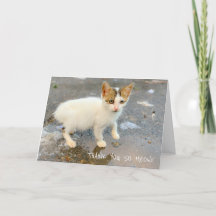 BLANK TACK SÅ MYCKET! TACK DIG CARD