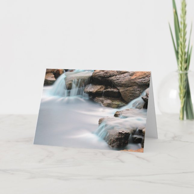 Blank Texas Sugar Land Park Silky Waterfall Kort (Framsida)