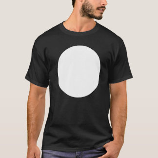 Blanka, Abstrakt, utskrivet, vit cirkelgrafik T Shirt