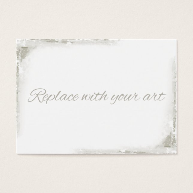 Blanka ACEO-artisthandelskort - grundehörn3 Visitkort (Framsidan)