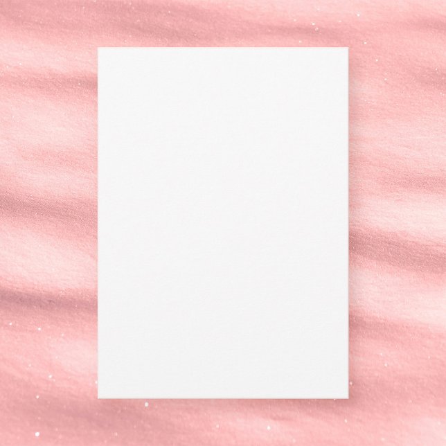 Blanka babyskor med enkelt vitt 5-tums x 7-tums pr inbjudningar (Plain white blank 5x7 baby shower invitation)