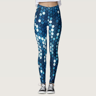 Blanka baljformar leggings