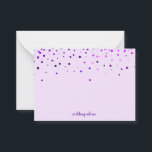 Blanka Bröllop-kort, fru, Mamma Lila Rådkort<br><div class="desc">Rengör blankokort för råd från bröllop,  råd från mamma,  kort för råd från makar för att i elegant presentera konfekti-design.</div>