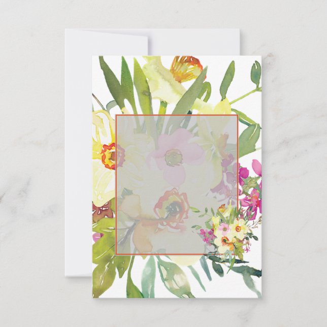 Blanka budgetavsättare bröllop inbjudningar (Framsida)