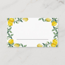 Blanka citron placeringskort