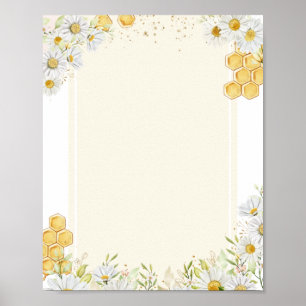 Blanka DIY Skapar Skapa din egen Daisy av Bumblebe Poster
