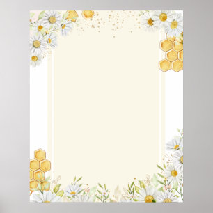 Blanka DIY Skapar Skapa din egen Daisy av Bumblebe Poster