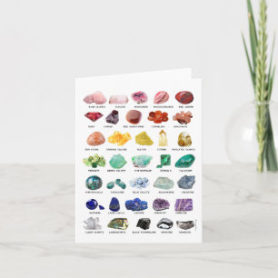 Blanka gratulationskort för Rainbow Crystal Collec Kort