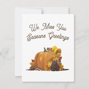 Blanka hälsningskort för happy thanksgiving