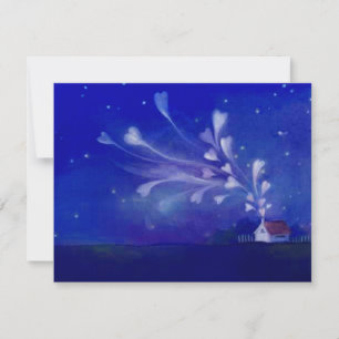 Blanka hem fylld med Kärlek Hearts Niten Niten Nat