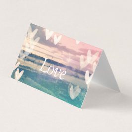 Blanka "Kärlek"-gratulationskort Kort