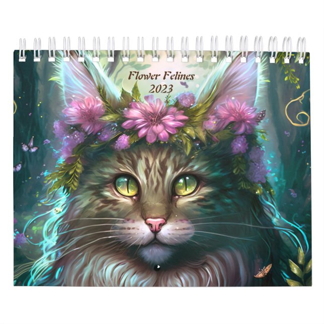 Blanka Kattdjur 2023 Kalender (Omslag)