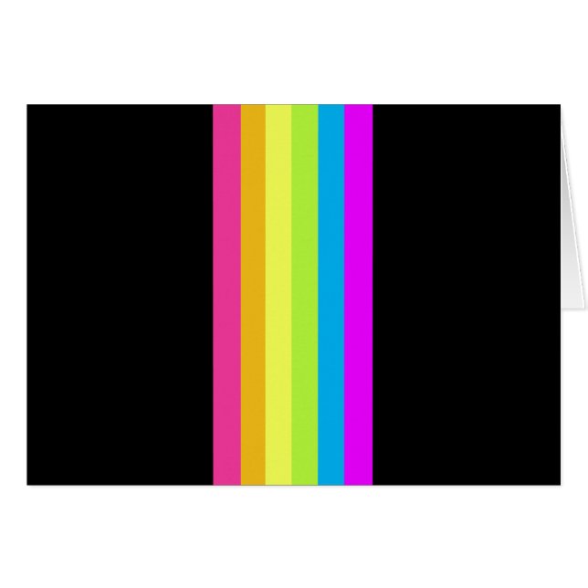 Blanka kort för Retro Rand (svartvitt, flera) (Framsidan Horizontal)