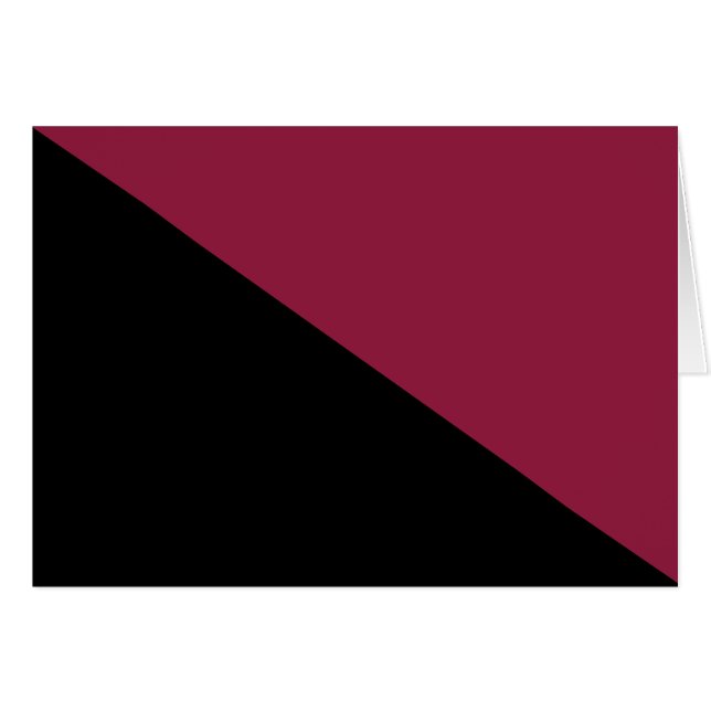 Blanka kort i färg (svart och berrytt) (Framsidan Horizontal)